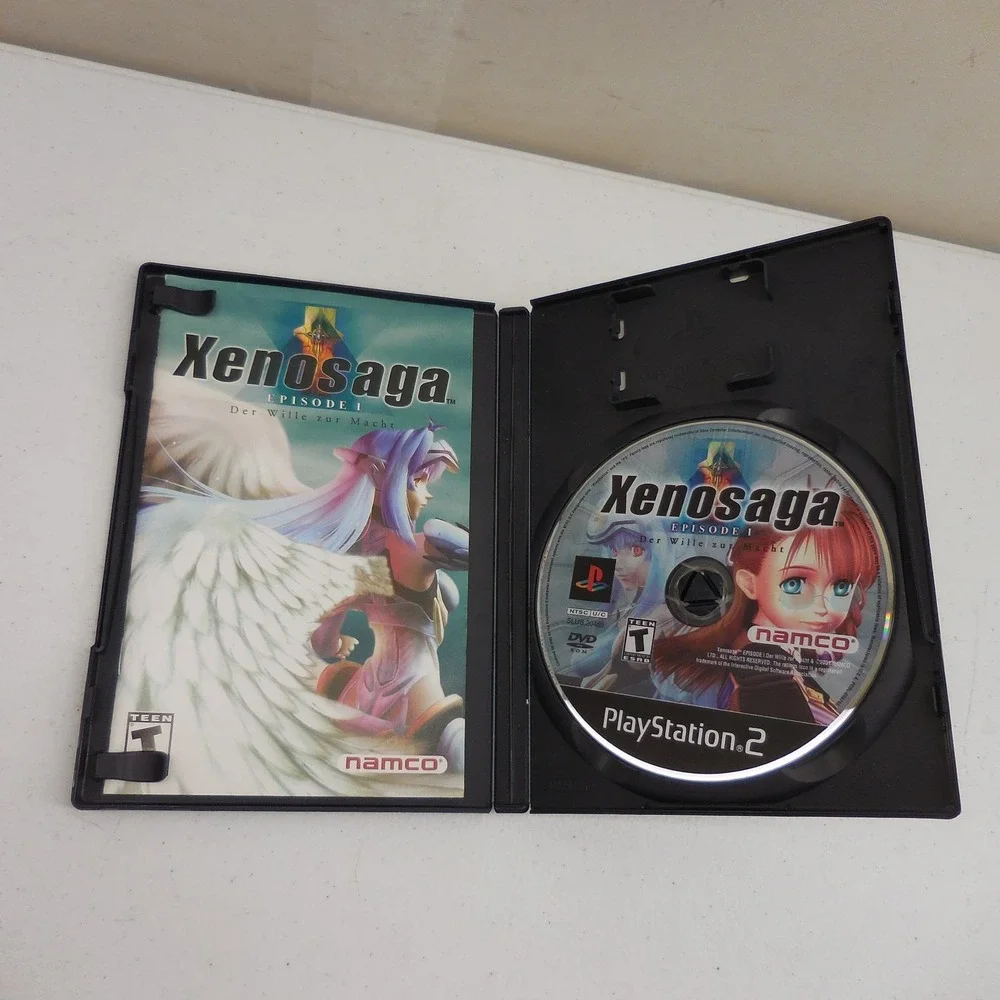 Xenosaga Episode I 1 Der Wille zur Macht Black Label PS2 MINT Complete+reg card!